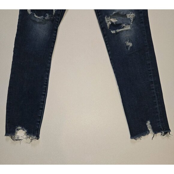 American Eagle Next Level Stretch Womens Jegging Distressed 00 Skinny Jeans 2285 - Picture 4 of 13
